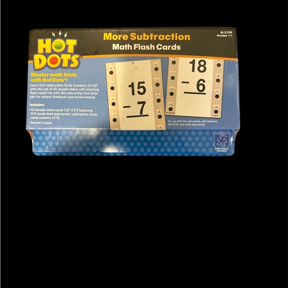 Hot Dots Math Flash Cards - Picture 2 of 2